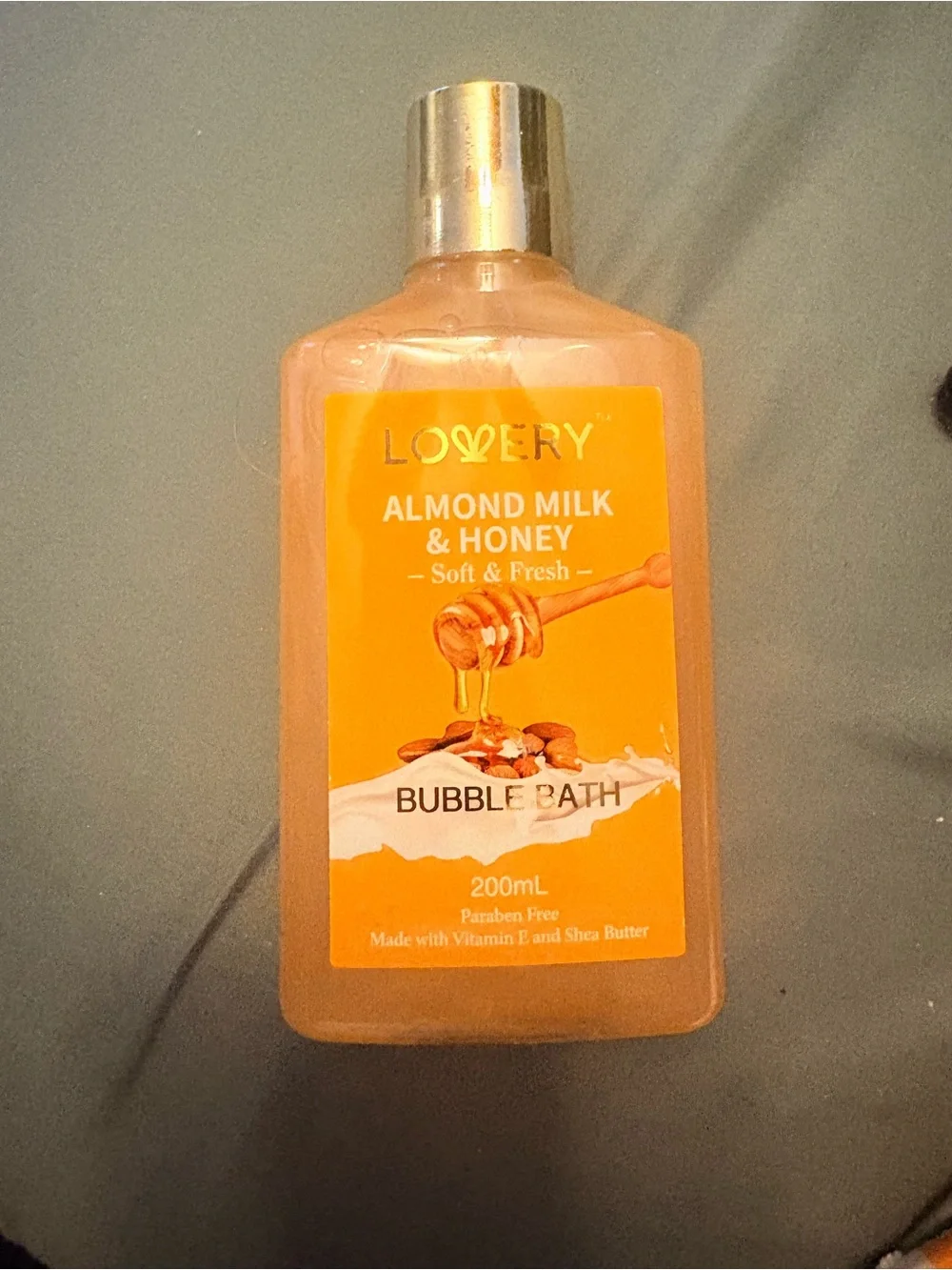 Lovery Almond Milk & Honey Bath Soak Set — Honey Yellow
